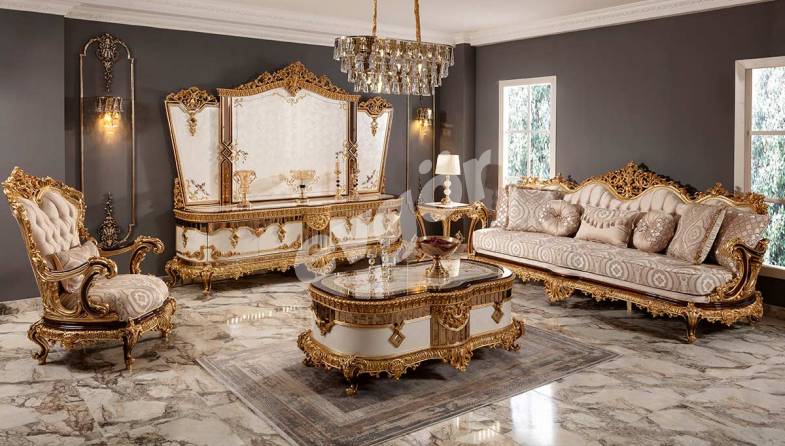 Galata Classic Sofa Set - 1