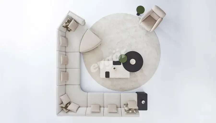 Galena Modern Sectional Sofa Set - 3