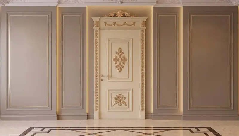 Gaye Classic Crowned Decorative Door - 4
