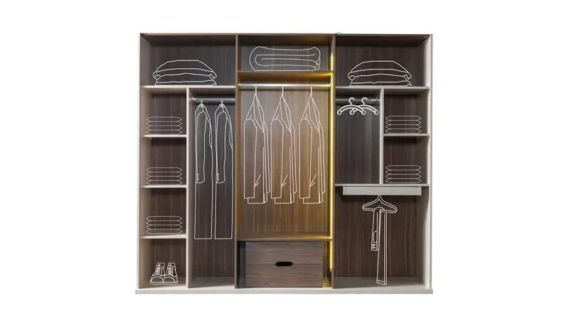 Gusto Modern Wardrobe - 2