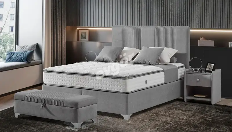 Harlett Bed and Base Set