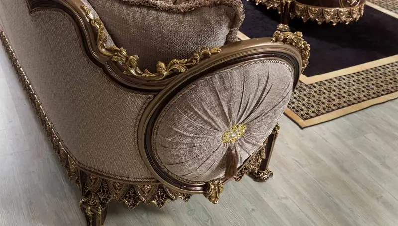 Haseki Ceviz Klasik Koltuk Takımı - 5