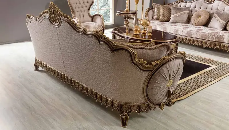 Haseki Ceviz Klasik Koltuk Takımı - 3