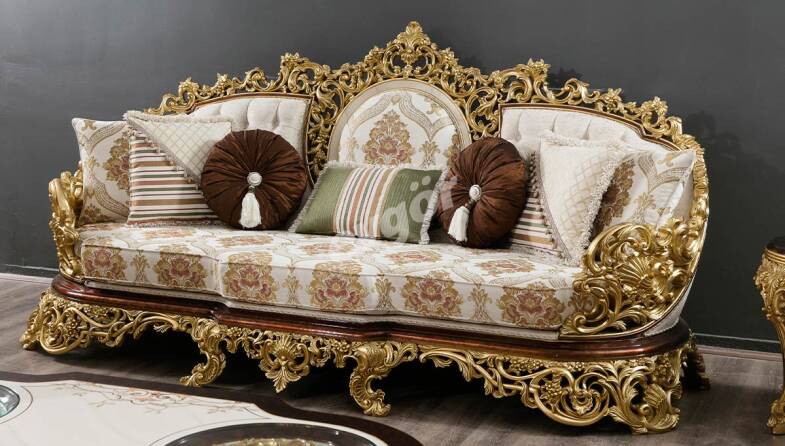 Hazar Klasik Üçlü Koltuk - 1