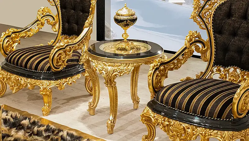 Hazar Black Sofa Set - 11