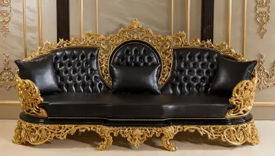 Hazar Black Classic Office Room - 7