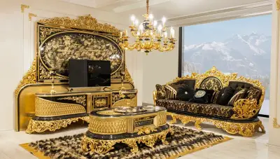 Hazar Black TV Unit - 3