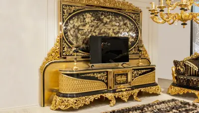 Hazar Black TV Unit - 1