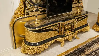 Hazar Black TV Unit - 2