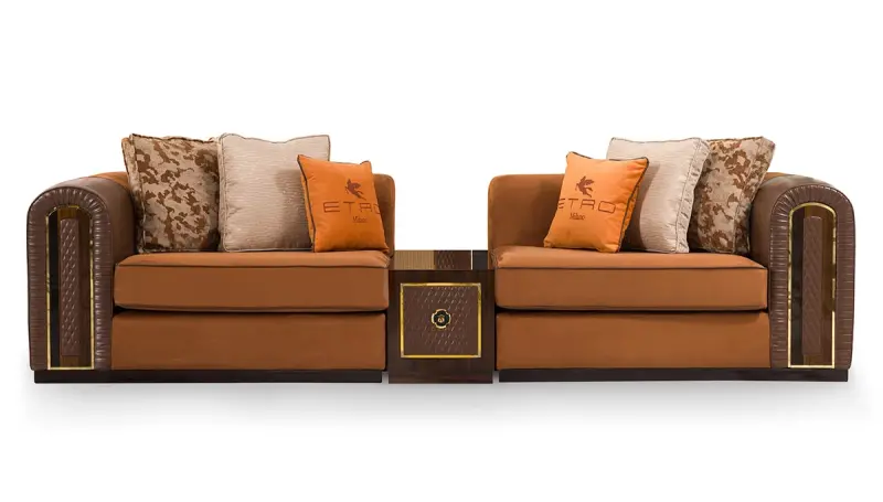 Bonita Ara Sehpalı Modern Üçlü Koltuk - 2