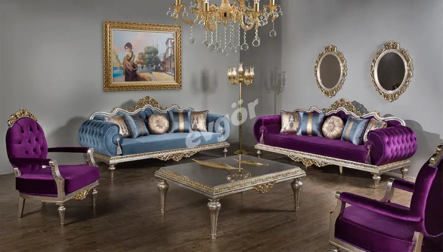 Kral Art Deco Sofa Set - 1