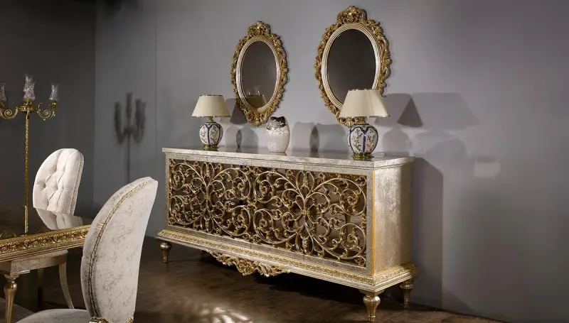 Hümayun Krem Avangarde Yemek Odası - 4