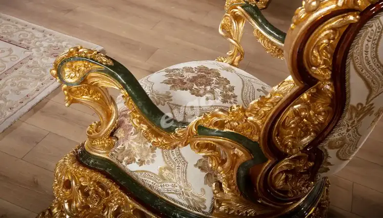 Humeyra Leafy Classic Armchair - 2