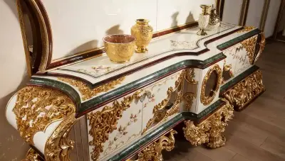 Hümeyra Leaf Classical TV Unit - 4