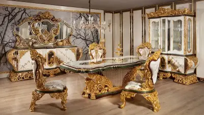 Humeyra Leafy Classic Dining Room - 1