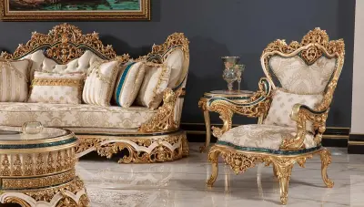 Hurrem Classic Sofa Set - 3