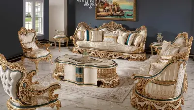 Hurrem Classic Sofa Set - 1