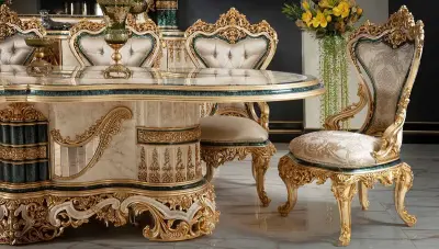 Hurrem Classic Meeting Table - 5