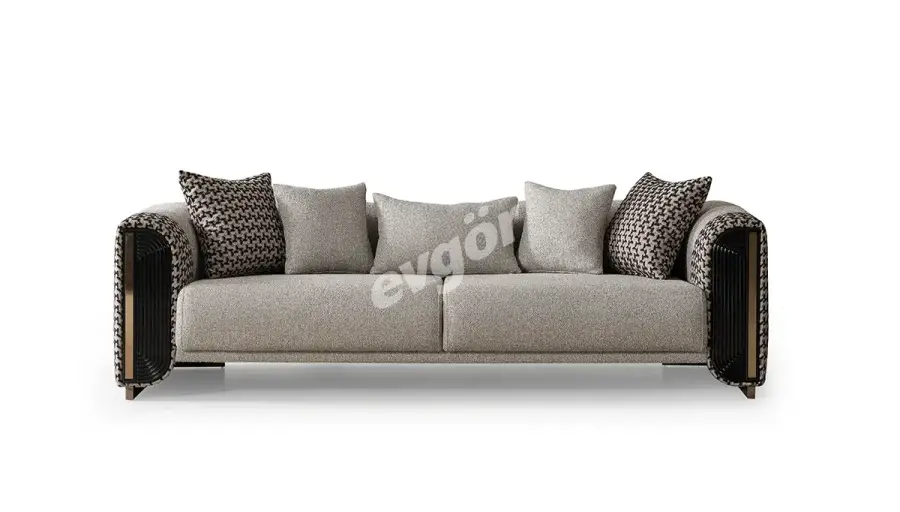 Ivory Luxury Sofa Set - 2