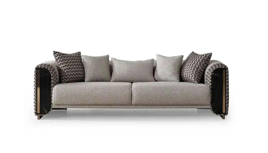 Ivory Luxury Sofa Set - 2