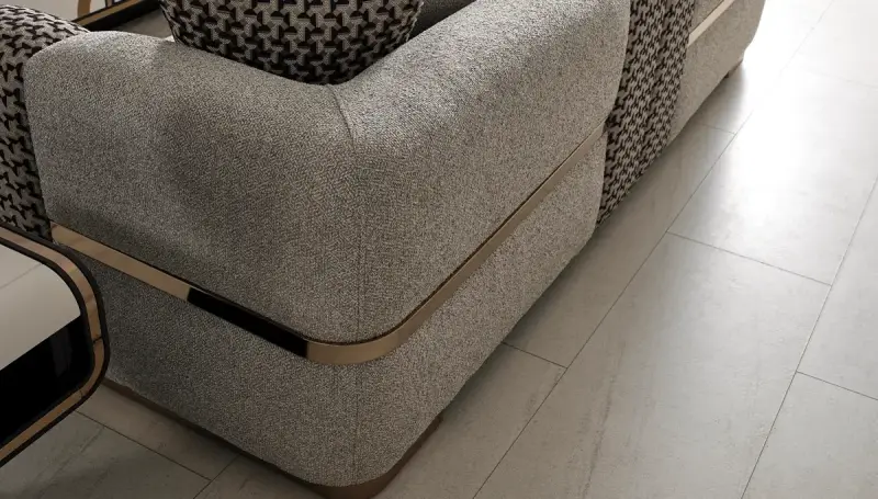 Ivory Luxury Sofa Set - 4