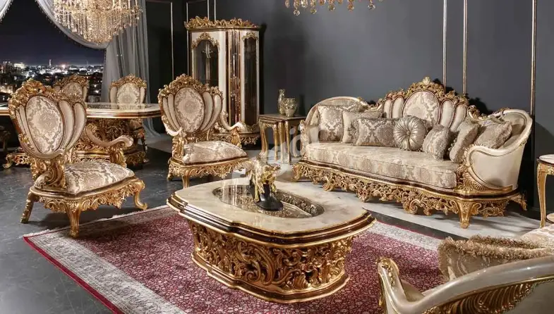 Kamelya Classic Sofa Set - 1