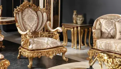 Kamelya Classic Sofa Set - 6