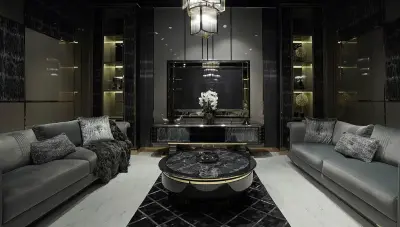 Berlin Luxury Sofa Set - 4