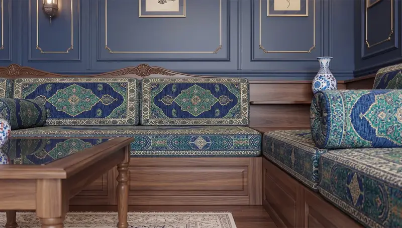 Karatay Wooden Oriental Corner - 9