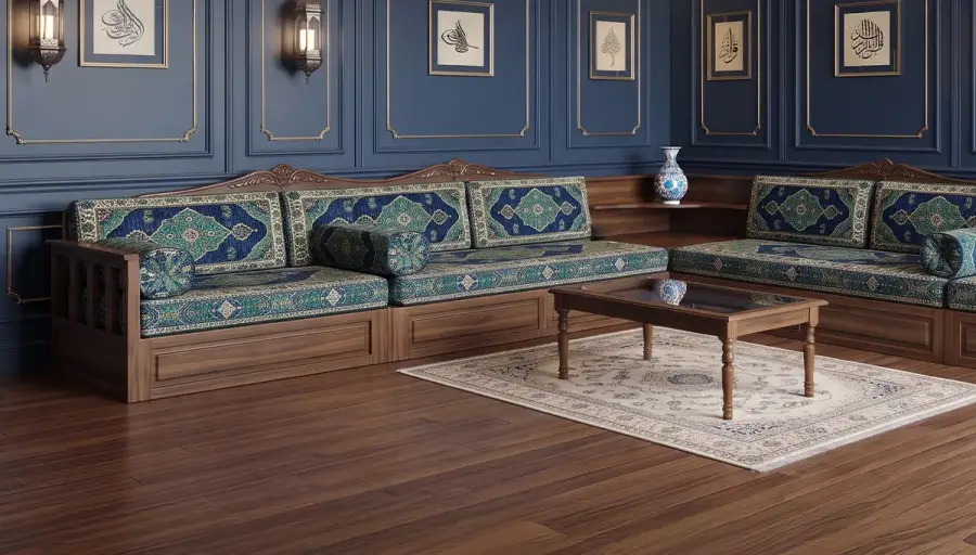 Karatay Wooden Oriental Corner - 10