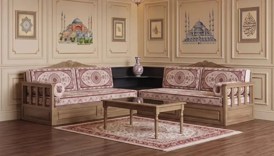 Karatay Wooden Oriental Corner - 1