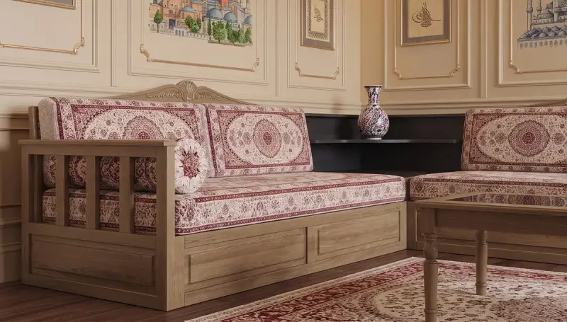 Karatay Wooden Oriental Corner - 2