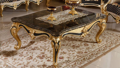 Kayıhan Siyah Klasik Orta Sehpa