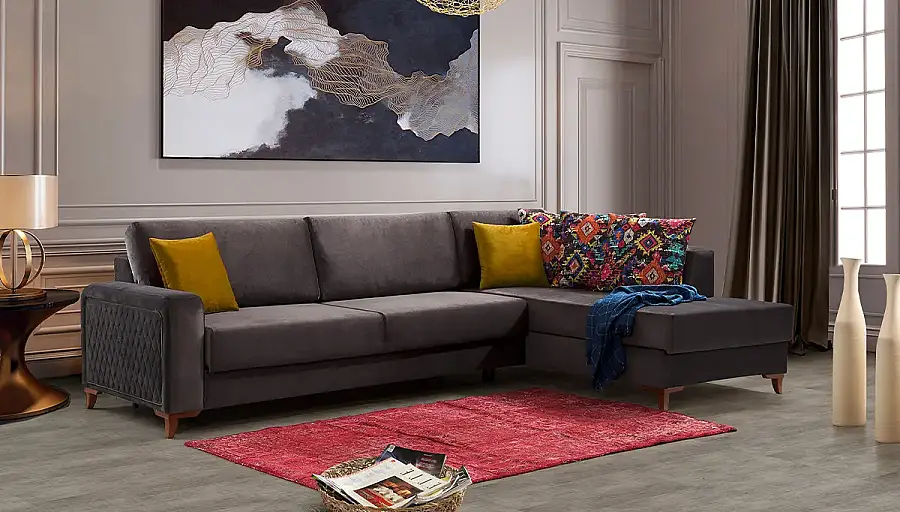 Kosa Modern Sleeper Sectional Sofa - 1