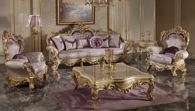Kraliyet Klasik Koltuk Takımı - 2