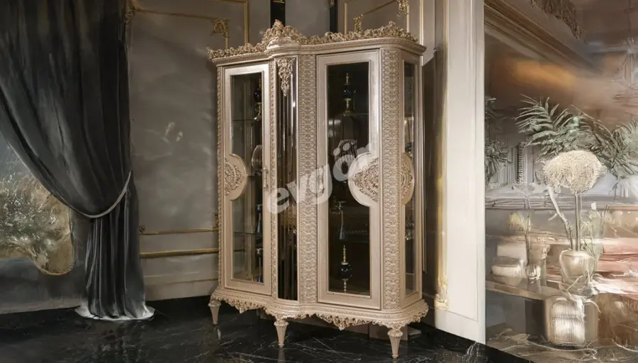 Laleli Krem Klasik Yemek Odası - 4