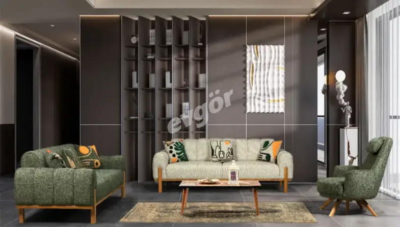 Lamera Yataklı Koltuk Takımı - 1