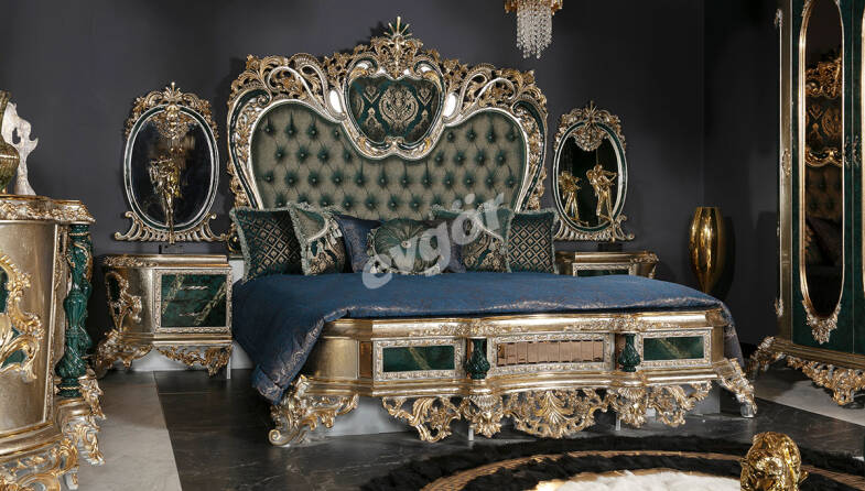 Lapseki Yeşil Klasik Karyola - 1