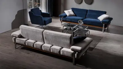 Lavenya Metal Sofa Set - 5