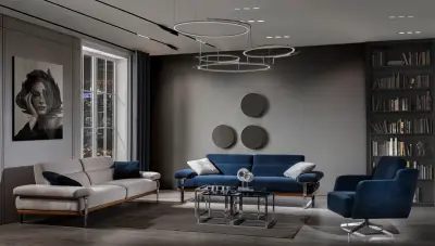 Lavenya Metal Sofa Set - 1