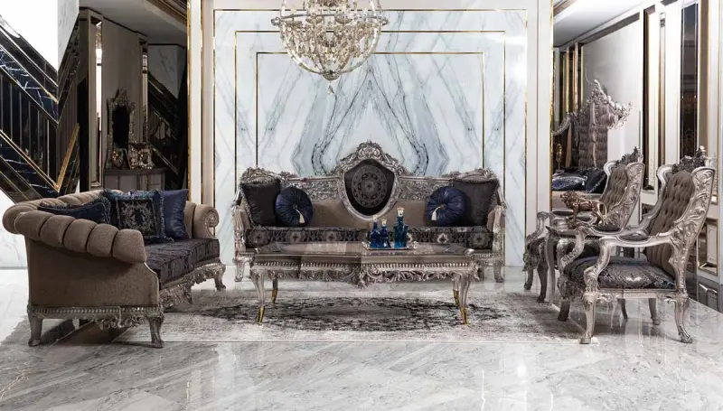 Leonar Classic Sofa Set - 1