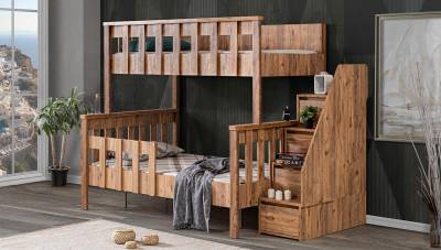 Letona Walnut Bunk