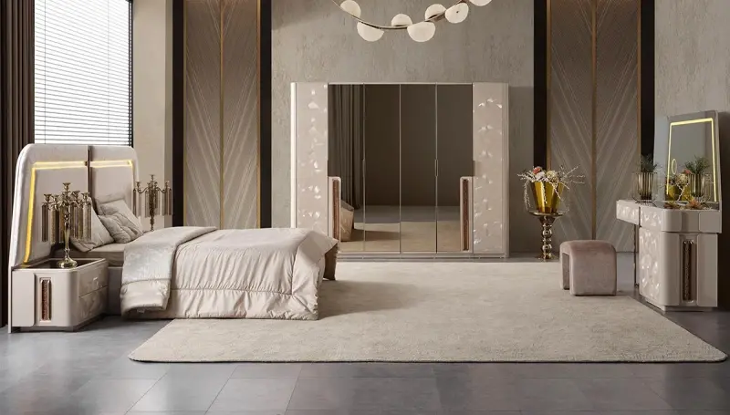 Letonya Modern Yatak Odası - 1