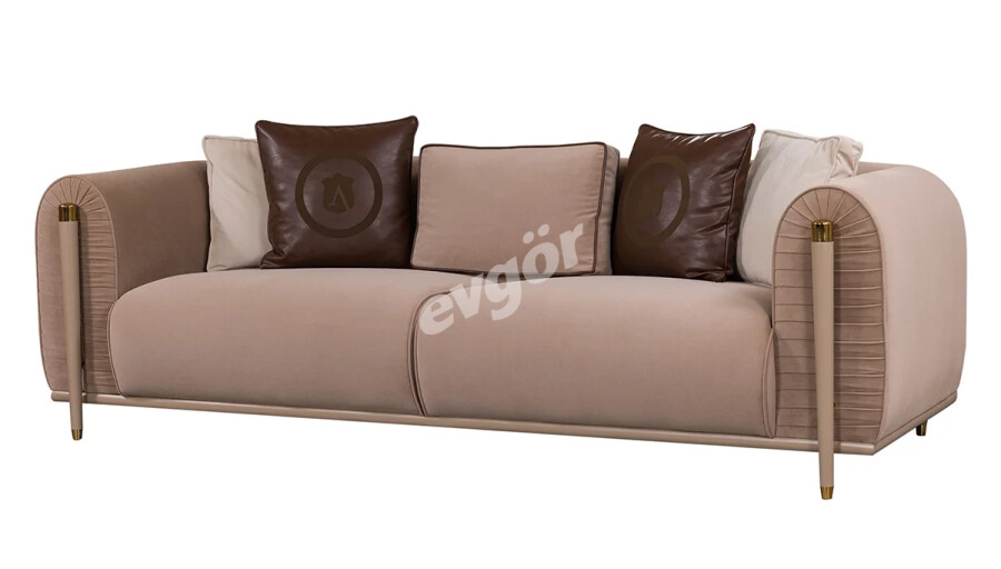 Lidya Modern Üçlü Koltuk