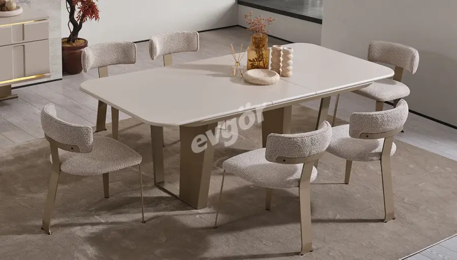 Lizge Modern Yemek Masası - 1