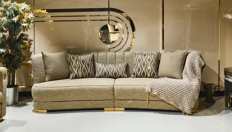 Lora Luxury Sofa Set - 4