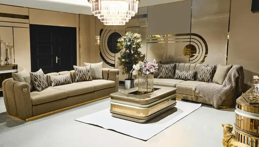 Lora Luxury Sofa Set - 1