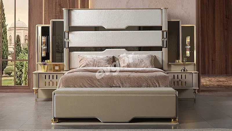 Lostar Cream Luxury Bedroom - 2