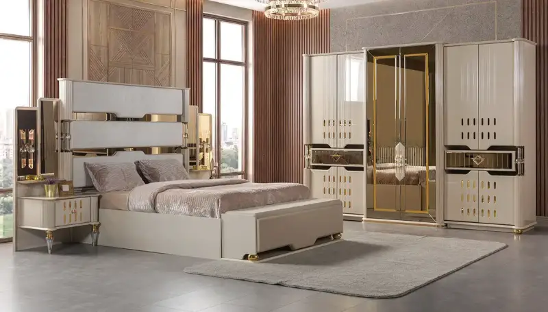 Lostar Cream Luxury Bedroom