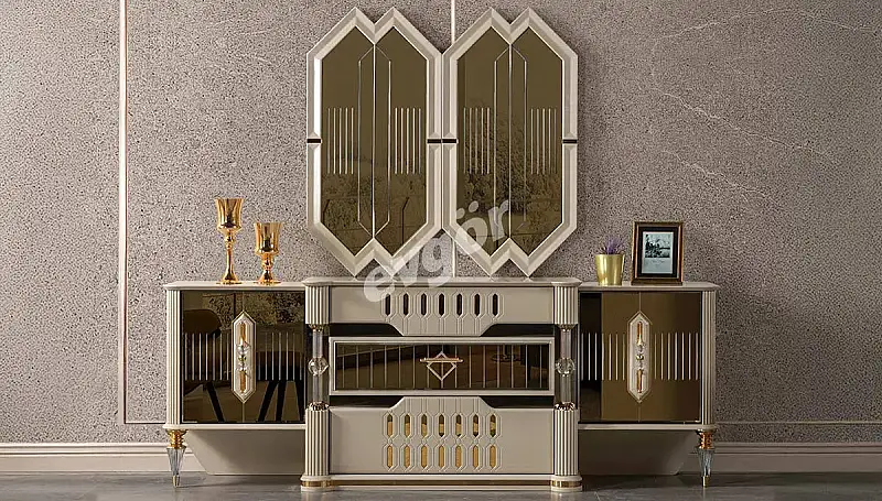 Lostar Cream Luxury Dining Room - 4